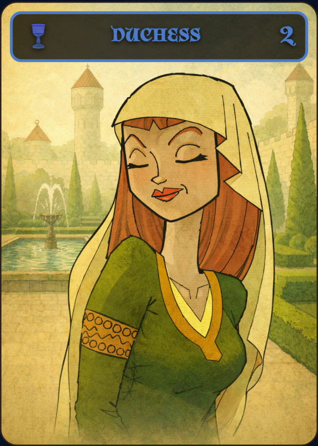 Duchess Political card with strength 2.